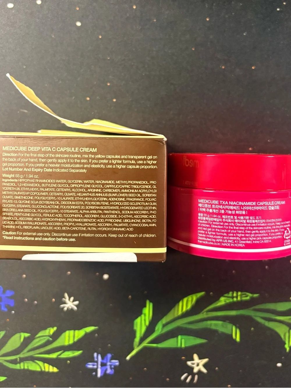 Medicube Deep Vita C & TXA Niacinamide Capsule Cream K-Beauty Skincare Bundle